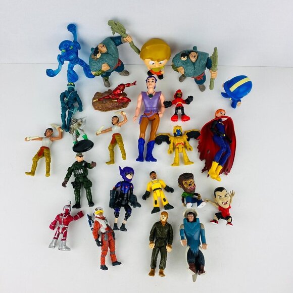 Kids Pretend Play Toy Characters Figure Lot Marvel DC Super Hero Girls Big ++ - Picture 8 of 8